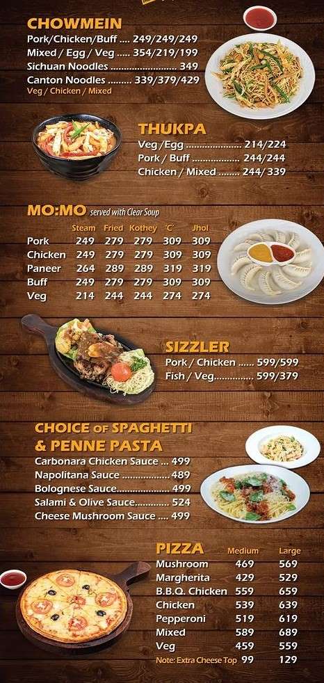 dharane sekuwa corner kathmandu menus