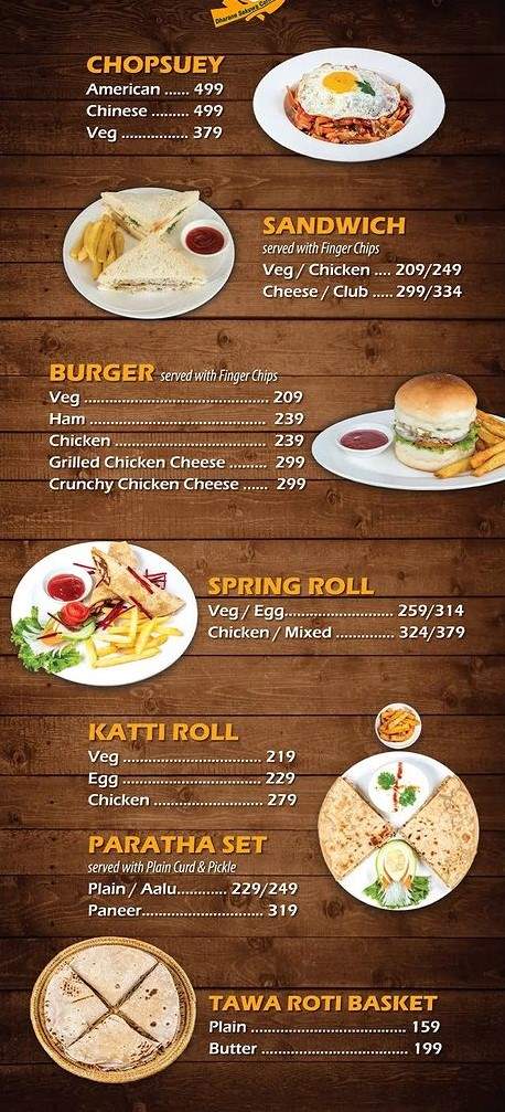 dharane sekuwa corners menu