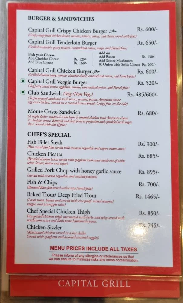 Jimbu thakali tangal menu