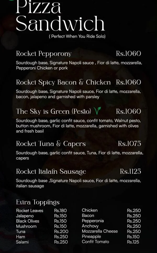 Sicily by ts sandwich menu