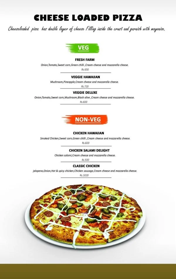 pizza world bhaktapur menu