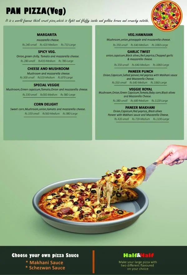 pizza world pepsicola menu