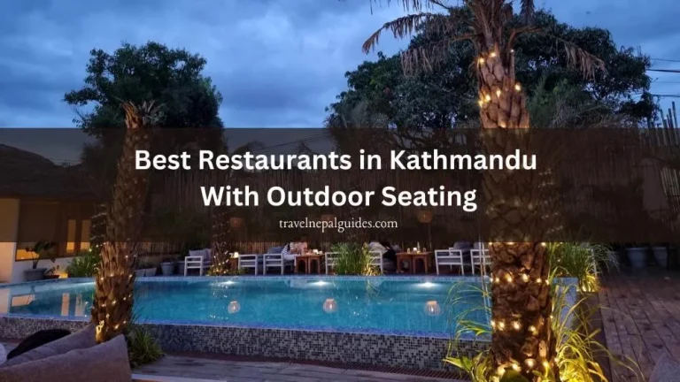 Best restaurants in Kathmandu with outdoor seating