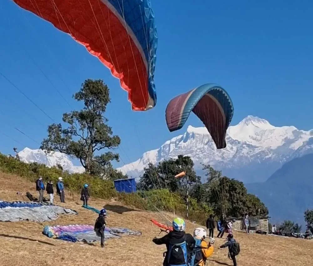Paragliding in Pokhara